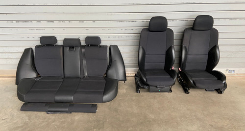 Sitzausstattung Sport (Teilleder) schwarz BMW E46 TOURING  7-teilig   k.Versand
