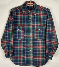 Pendleton Plaid 100 Virgin Wool Flannel Shirt Medium M Long Sleeve EUC