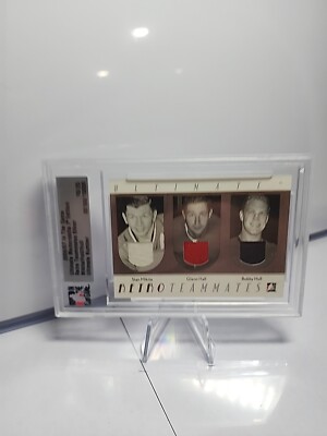 2006-07 ITG Ultimate Memorabilia 7th Edition Triple TEAMMATES/25MIKITA/HALL/HULL