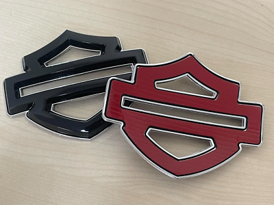 Harley Davidson CVO Emblems, Black & GunBlack, Sized For Gas Tank! - Foto 11