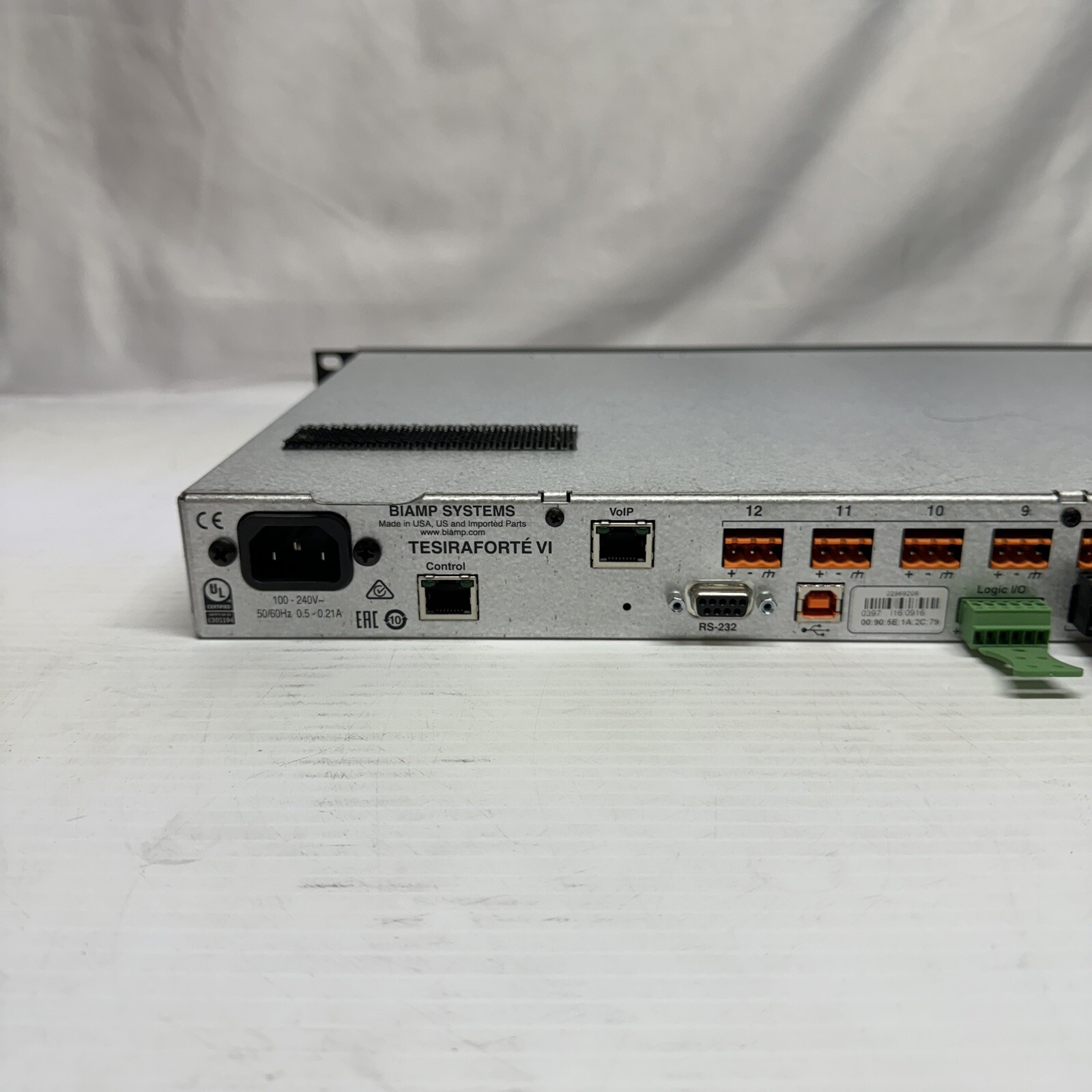 Biamp Tesira Forte VI Digital Audio Signal Processor | eBay