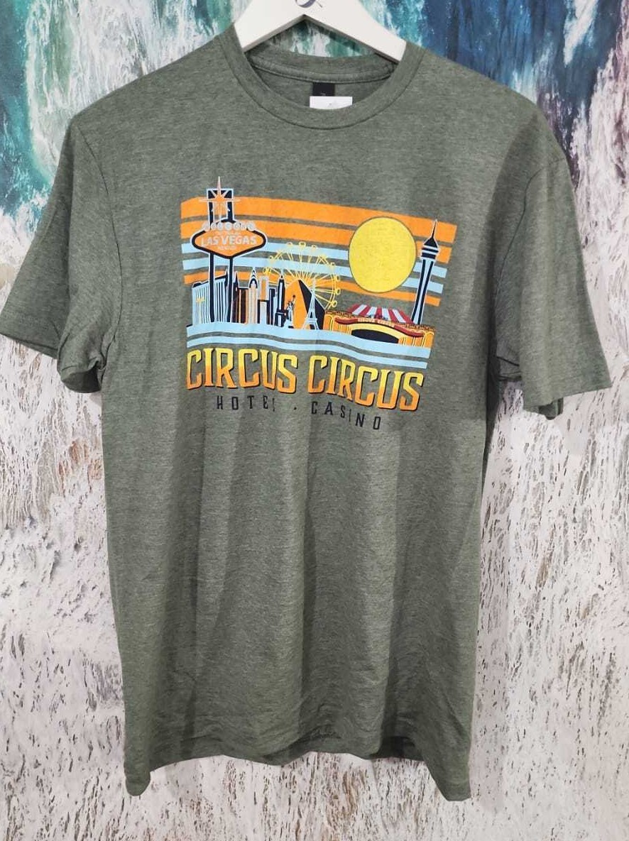 CIRCUS HOTEL 売れ筋商品|||サーカス・ホテル Tシャツ トップス レディース T-shirts Black Circus Circus Las Vegas Hotel Casino Gildan Tee Shirt S, M