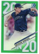  2020 Bowman Chrome Emerson Hancock 20IN20 Green 96/99 !!!