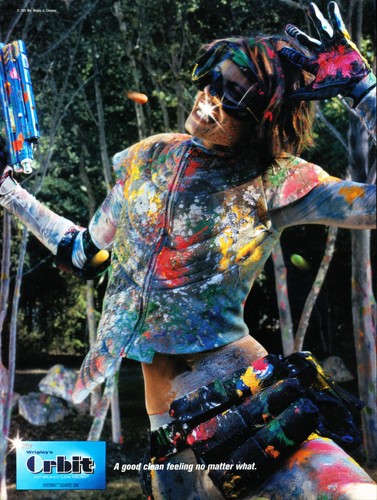 ORBIT GUM AD #05 MAGAZIN Promo AD 2001 EIN GUTES SAUBERES GEFÜHL EGAL WAS. - Bild 1 von 2