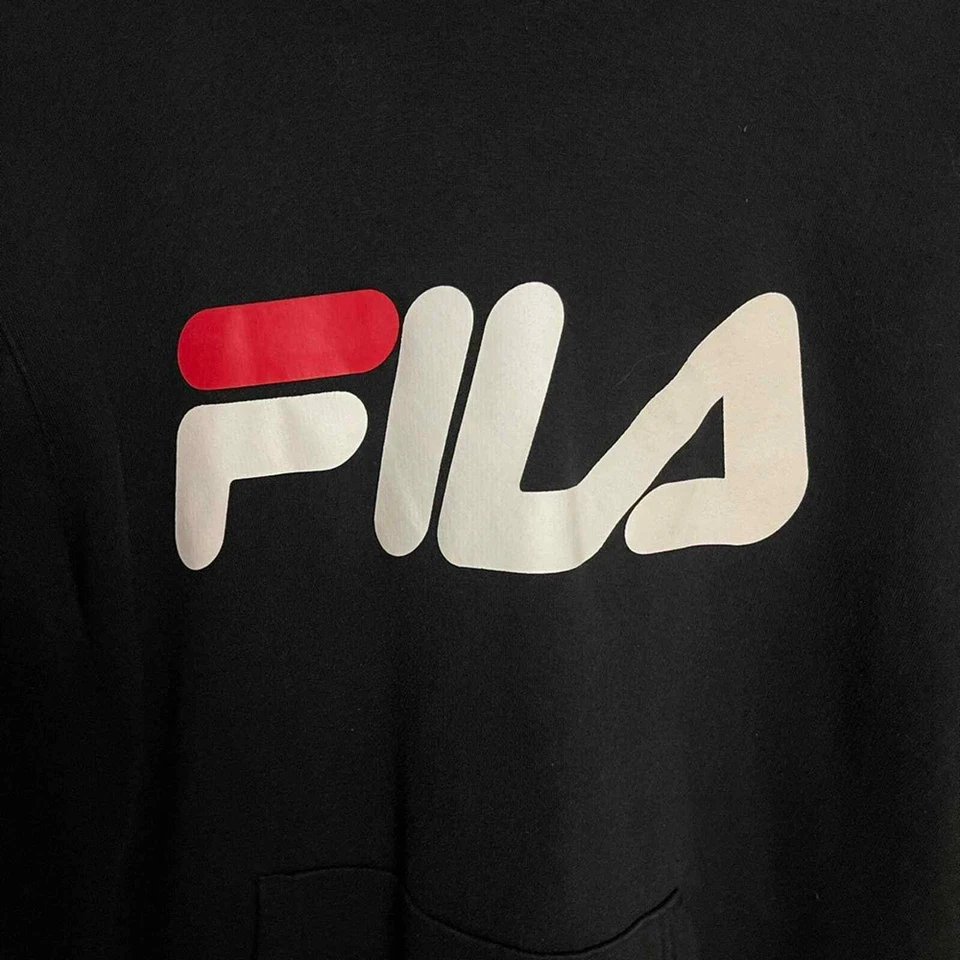 Sudadera con Capucha Fila Negra Manga Larga Talla M Foto 4 de 4