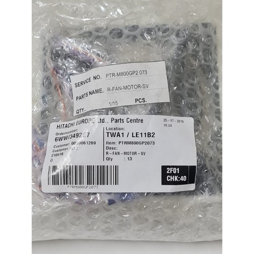 5pcs.Complete Fan Ref PTRM800GP2073 For HITACHI REFRIGERATOR