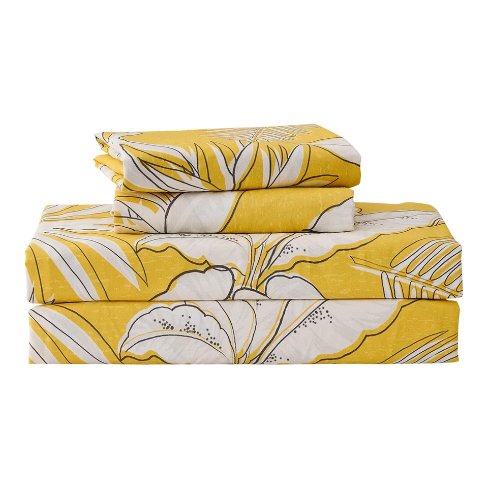 Gogreen 100% Cotton Deep Pocket Sheet Set Fit 16" Breathable Super Soft - Image 2 of 4