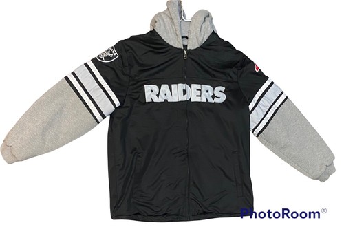 NFL Raiders Quilted G-III Zip Up Hooded 