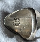 Vintage Taxco Mexico Tigers Eye Cabochon Sterling Silver Ring Sz10 Modern MCM — photo 9