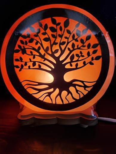 Lampada di Sale Rosa Himalaya 3kg | Albero della Vita | Ioni Negativi