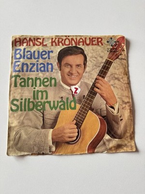 7'' 70s KULT IN VG++ ! HANSL KRÖNAUER : Blauer Enzian