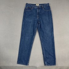 LL Bean Jeans Mens 35x32 (Fits 33x30) Blue Na...