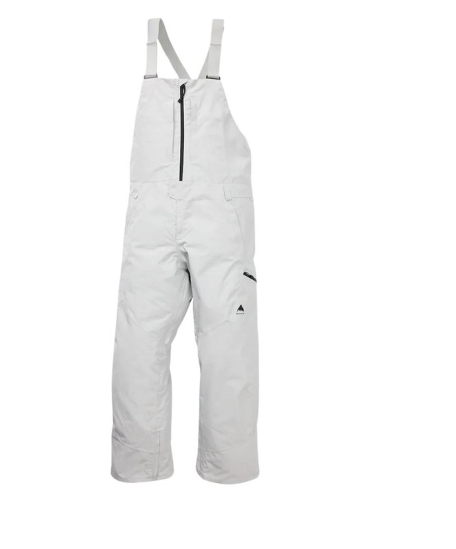 NWT Burton Men's Reserve GORE-TEX 2L Cloud Gray Bib Pants Size medium