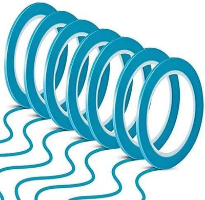 For 10 Rolls Fine Line Tapes 1/8 Inch 3 Millimeter Vinyl Fine Line Masking Tape 