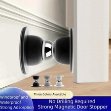 Magnetic Door Stop Silicone Anti Collision No Drill Door Holder Stopper