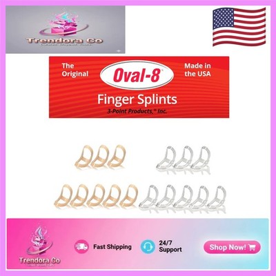 Adjustable Oval-8 Finger Splints - Sizes 6, 7, 8 for Overall Comfort and Support