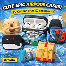 Cartoon Ice Cream AirPods Case Cute Snack Design Cover for AirPods Pro 2 3 4 Pro