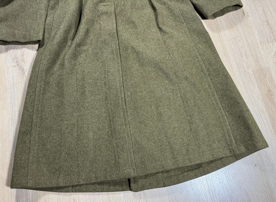 Pre WW2 US Army Wool Overcoat Trench Coat Military 1939 Air Corps ...