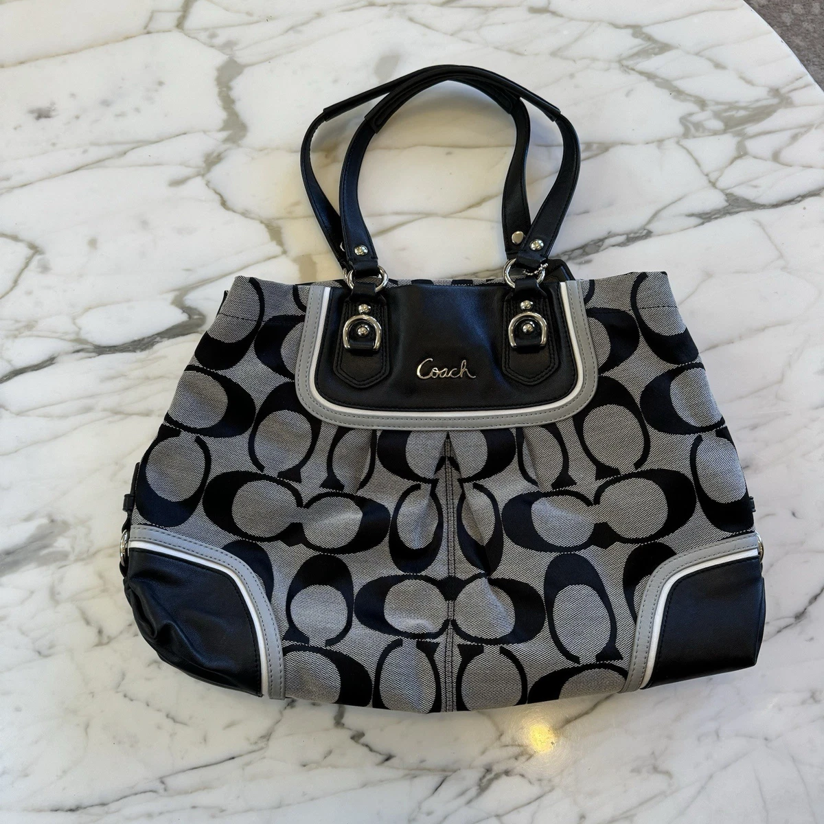 Coach Ashley Signature Satchel for sale | eBay
