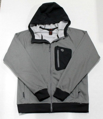 Mountain Hardwear Norse Peak Full Zip Hoodie Jacket Men's Small Manta Gray