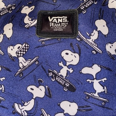 VANS PEANUTS SNOOPY On SKATEBOARD BACKPACK Limited Edition 2017