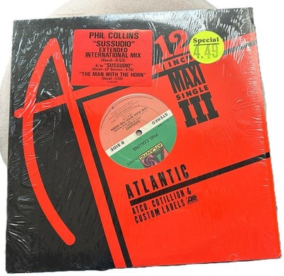 NM Phil Collins Sussudio/The Man---Horn Exten. Internat. Mix 12'' Vinyl Single