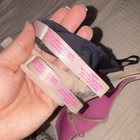 Victoria's Secret PINK T-Shirt Bra Set 32D Underwired lightly lined Black Beige — photo 3