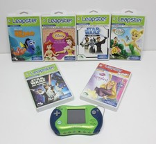 Leapfrog Leapster 2 Game System w 6 Games Lot - USED - TESTED AND WORKING