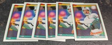 Lot of (6) Dan Marino 1991 Topps NFL Football Cards #112 HOF Miami Dolphins