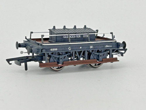 Hornby R6642A GWR Shunter’s Truck 41886 Gloucester (O.Y.R) grau – Spurweite OO | Condition: Used