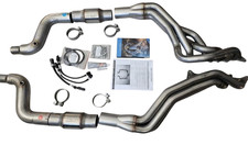 Stainless Power Sm24hcat Long Tube Headers Wcats For 15-26 Mustang Gt5.0l V8