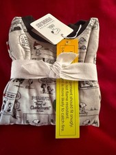 Pottery Barn 2022 Snoopy Christmas Kids Pajamas Size 3T Organic Cotton Tight Fit