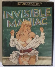 Invisible Maniac 4K Ultra HD Brand New Vinegar Syndrome