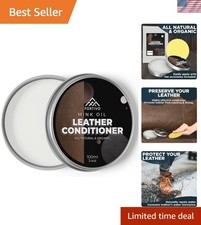 Transparent Leather Scratch Remover & Color Restorer - 4.8oz Balm for Couches