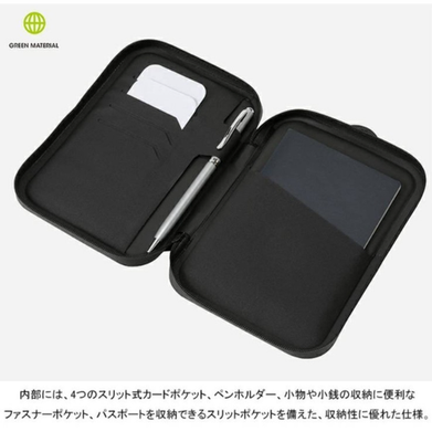 The North Face Ramble Passport Case Black Travel Wallet Holder