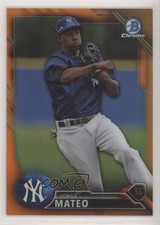 2016 Bowman Chrome Prospects Orange Refractor 24/25 Jorge Mateo #BCP94 2l4