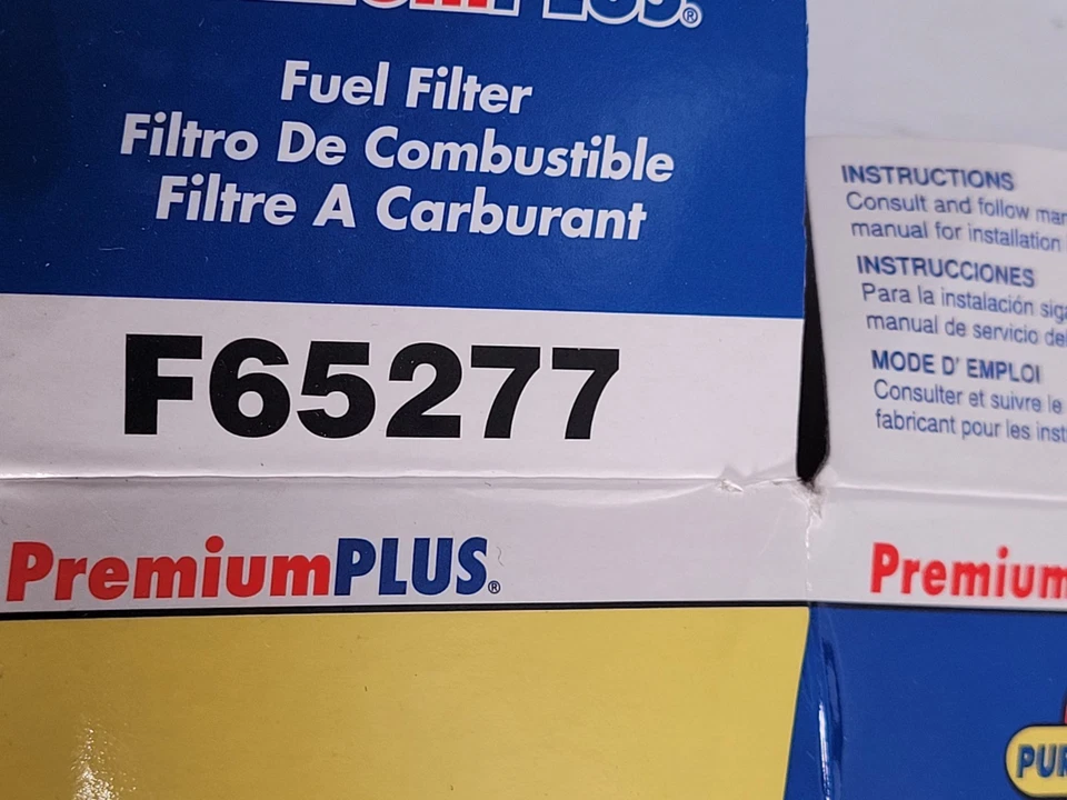 Filtro de combustible Purolator F65277 (reemplaza 1152242 1465324 13327794590) Foto 2 de 4