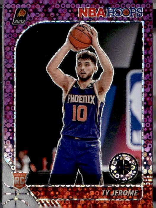 2019-20 Hoops Premium Stock #219 Ty Jerome Prizms Purple Disco