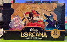 Disney Lorcana First Chapter Booster Box RARE 1st Wave 060523CM1