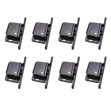 8 Pack ABS Cabinet Door /RV Drawer Latches, 8 Pull Force Latch Holder for Home