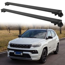 For Jeep Compass 2017-2026 Roof Rack Cross Bars Fits Rooftop Tent 300kg Aluminum For Jeep Compass 2017-2026 Roof Rack Cross Bars Fits Rooftop Tent 300kg Aluminum