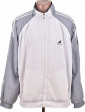 ADIDAS VINTAGE TRACK JACKET 2000/2001 WHITE SIZE L 44/46 ADULT