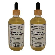 2 Nature  Essentials Coconut  Vitamin E Blend Coconut Vanilla Body Oil 8