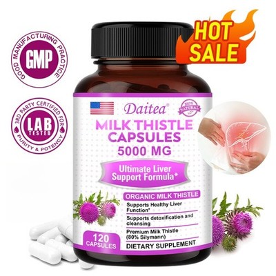 Liver Health Supplement Cleanse Detox Repair Formula Antioxidant 30-120 Capsules