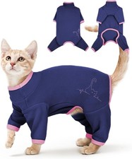 Cat Jumper, Pyjamas Outfit Cat Coat for Cats Only Recovery Suit with Legs Body 