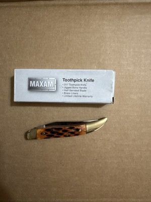 Maxam Toothpick Knife NIB