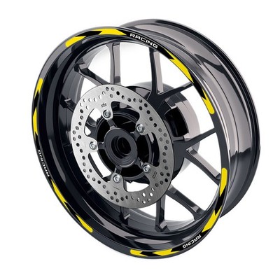 Blue RUSH1 Wheel Sticker 17 inch Rim For Yamaha MT10 18 19 20 21