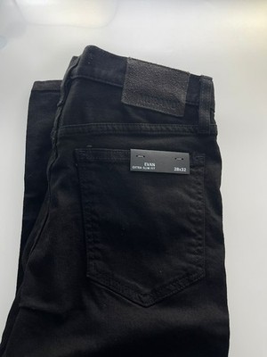 NWT Murano 28 X 30 Evan EXtra  Slim Fit Black Casual Denim Jeans  0020
