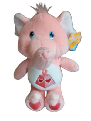 Care Bears Collectors Edition Lotsa Heart Elephant Plush 10 inch Toy 2003 NEW