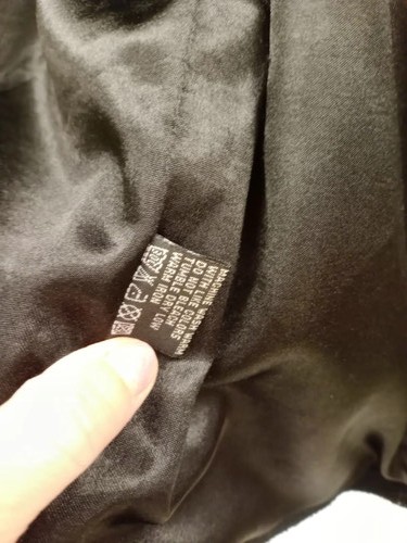 Prada Black Zip Front ( Broken) Wool Jacket Made in Italy Mens Size M Pre-Loved - Foto 5 di 8